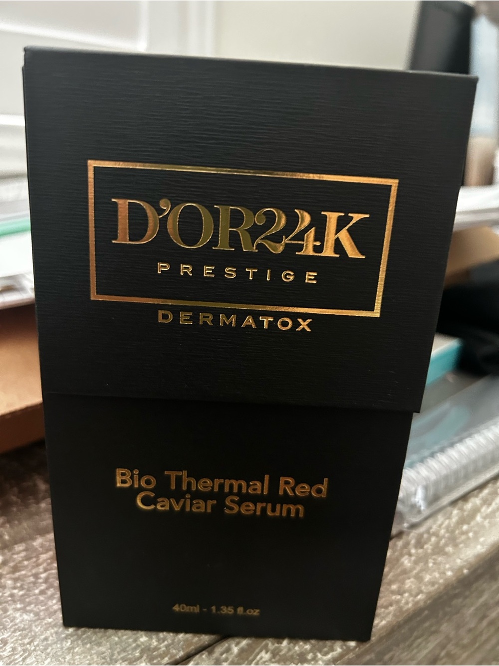 Bio Thermal Red Caviar Serum - Black & Gold